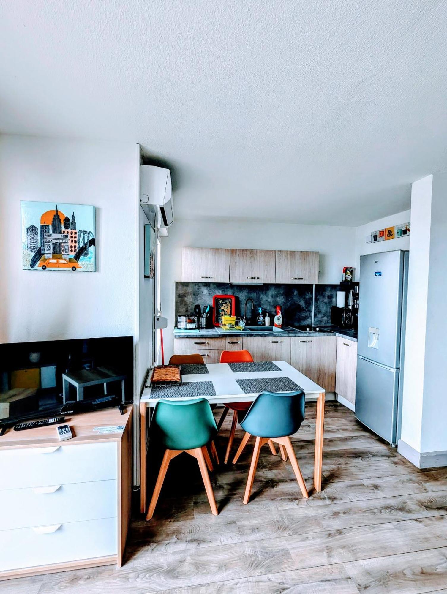 T2 Climatise Vue Sur Mer, Wifi, Piscine Et Parking แซ็ต ภายนอก รูปภาพ